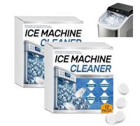 24pcs Ice Machine Cleaner Tablets - Individually Wrapped Ice Machine Cleaner Maker Descaler,1.6cm Deodorizing Descaling Ice Cleane, Dishwasher Washing Maker Tablets for Removes Limescale & Odors
