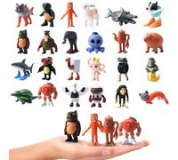 24PCS Italian Brainrot Action Figures Set,Tung Tung Tung Sahur Figures & Tralalero Tralala Toys Funny Collectible Figures for Kids & Adults Creative Desk Decorations Gifts for Fans Colleagues Friends