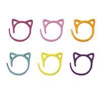 24Pcs Knitting Marker Rings Crochet Locking for Knitting and Crocheting Project Metal Stitching Rings Soft
