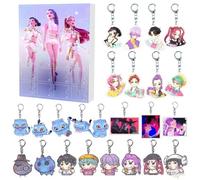 24PCS Kpop Demon Hunters Keychain, Acrylic Anime Game Ornament Pendant, Bag Charm Collectibles Gift