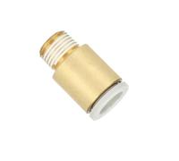 24pcs KQ2S Hexagon Socket Head Male Connector One-Touch Pneumatic Fittings Push to Connect Air Fitting for Automation Equipment(KQ2S06-M6A)