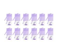 24pcs Lavender Sachet Bags Empty Cotton Grenadine Pouches for Flowers