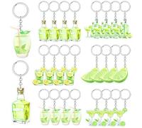 24Pcs Martini Keychains for Women, Margs and Matrimony Bachelorette Party Favors Acrylic Martini Keychains Martini Gift Accessories for Women Martini Birthday Bachelorette Bridal Shower Party Supplies
