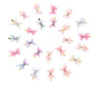 24pcs Mesh Alloy Butterfly Hair Clips Cute Girls Claw Clip