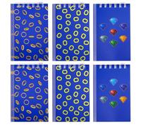 24pcs Mini Cartoon Notebooks, 3 Design Cartoon Animal Notepads Portable Blue Spiral Notebooks Classroom Reward Supplies for Office Party Favors Decor