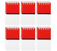 24pcs Mini Spiral Notebooks, Red White Cartoon Pocket Notepads Anime Game Theme Party Supplies for Boys Girls Classroom Rewards Birthday Gifts & Goodie Bag Stuffers