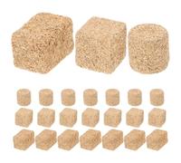 24pcs Miniature Hay Bale Model for DIY Farm Craft Scenery Decor Set