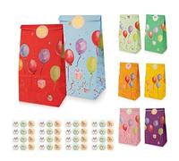 24PCS Multicolor Party Bags - Suitable for Kids Birthday, Wedding & More - 24x13x8cm