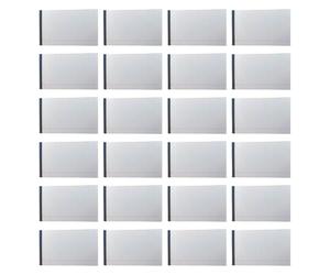 24pcs Notebooks 24 Pack Smooth Writing Sheets Quick Tear Technology Legal Pad Double-Side Printed Lined Pages Notebook