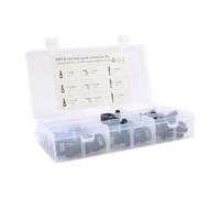 24PCS Nylon Fuel Line Connectors with Secure Locking Design for 6mm and 8mm Hose Barb Applications in Fuel Delivery Systems (6mm)