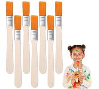 24Pcs Paint Brushes Set for Acrylic Painting 5 Inch Art Painting Brush Set Oil Watercolor Acrylic Paint Brush Soft Bristle Small Paint Brushes for Canvas Face Body Rock Kid Adult Drawing Art Craft