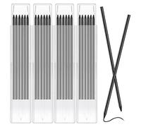 24Pcs Pencil Refills for Tracer/Pica Pencil, 2.8mm Solid Carpenters Pencil Refills Replacement, Deep Hole Marker, Waterproof Pencils Lead Refill for Woodwork Construction Building