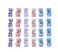 24Pcs Pet Rubber Band Hair Bows, Dog Cat Grooming Accessories, Cute Bowknot Hair Ties with Elastic Band, Random Colors for Pet Top Knot Styling, Small Pet Hair