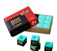 24pcs Pool Cue Chalk for Snooker Cues, High-Friction Quartz Cue Chalk Accurate Striking, Smooth Application, Light Green Snooker Accessories for Pool Cues, Billiards Training & Competitive Play