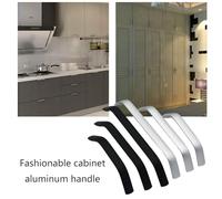 24pcs Portable Sturdy Aluminum Alloy Cabinet Hardwares Fashionable and Practical for Long Time Use Comfortable Grip Home Hardwares