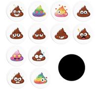 24pcs Potty Training Stickers, PVC Reusable Self-Adhesive Color Changing Pee Markers for Toilet Training Fun Seat Stickers for Boys and Girls (Style 2)