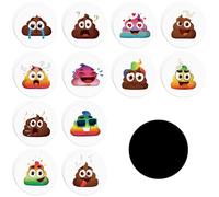 24pcs Potty Training Stickers, PVC Reusable Self-Adhesive Color Changing Pee Markers for Toilet Training Fun Seat Stickers for Boys and Girls (Style 1)