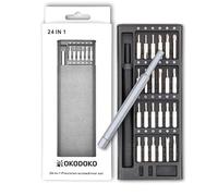 24pcs Precision Screwdriver Set with P2 P5 Pentalobe Bits for iPhone Laptop | 24-in-1 Precision screwdriver set with P2 P5 pentalobe & Torx bits + more for iPhone, MacBook, PS5, laptop & watch repair