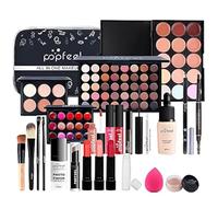 24pcs Professional makeup kit, Make up set teenagers girls, Girls make up set 9 to 12 With Lip gloss, eye shadow, mascara, eyeliner, concealer, etc.for Teenage & Adults