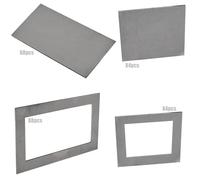 24Pcs Professional Welding Exercise Boards Thickened Steel Sheets for Home Workshop Skill Development Welding Coupons Mild Steel