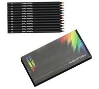 24Pcs Rainbow Colored Wood Pencils for Student Kid School Art Project Multicoloured Drawing Pencil for Sketching Art Pencils