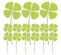 24pcs Real Pressed Dried Flower Leaves Pressed Dried Four- Leaf Clover for DIY Resin Crafts Jewelry Making Art Decorations