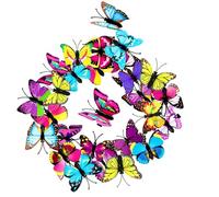 24Pcs Realistic Butterfly Hair Clip with Assorted Color Strong Grip Barrettes for Women Girls Daily and Formal Event
