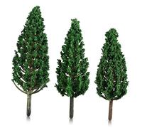 24Pcs Realistic Model Trees for Railway Scenery Miniature to Trees for Micro Landscape Decoration for DIY Model Railways and Scenery Layouts