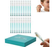 24PCS Reusable Sticky Ear Cleaning Stick,Self Sticky Ear Earwax Removal Kit Tools, Washable Adhesive Ears Digging Stick, Sticky Ears Cleaner for Children Adult (Children's Small Edition)