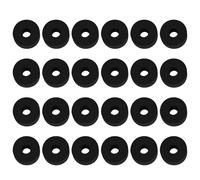 24pcs Rubber Plant Pot Feet Black Shock Resistant Surface Protectors | Stabilise Containers Indoors, Prevent Rot beneath Pots, Damp Equipment Vibration, Suitable for Flooring and Household