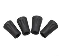 24Pcs Rubber Reinforced Tip Covers for Trekking Poles Hiking Walking Pole End to Protect Tips and Provide Enhanced Grip on Different Grounds (4Pcs)