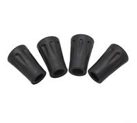 24Pcs Rubber Reinforced Tip End Cap Hiking Walking Trekking Pole Covers for Trail Adventures (4Pcs)
