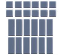 24pcs Self-Adhesive PTFE Furniture Gliders Set with Square and Rectangle Pads, Heavy Duty Sliders for Sofas, Cabinets and Chairs, Protects Hardwood