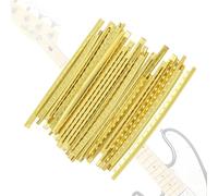 24Pcs/set Electric Guitar Fret Wire, Width 2.7mm Guitar Fingerboard Brass Fret Wire Electric Guitar Bass Guitar Fingerboard Replacement