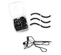 24PCS Silicone Eyelash Curler Refill Pads - Compatible with Shu Uemura Eyelash Curler,Soft & Durable Lash Curler Pads (Black)