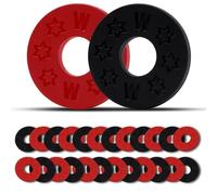 24PCS Silicone Guitar Strap Locks - Secure Strap Blocks for Electric Guitars, Acoustics, Ukuleles & Basses, Universal Compatibility with Most Guitar Strap Buckles