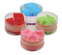 24PCs Silicone Mini Chocolate Cups in Transparent Box, Baking Cups Muffin Cups for Air Fryer, Cupcake Cases for Cakes Puddings Ice Creams and Air Fryer Dishwasher Safe ~40 to ~230°C (1x Random Color)