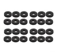24pcs Sponge Thumb Grips for PS5 Controller Non-Slip(Black low elasticity)