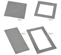 24Pcs Steel Welding Practice Boards Smooth Surfaces Multiprocess Training Coupons for Adults Practice Kit Mild Steel