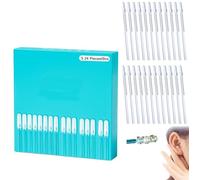 24Pcs Sticky Ear Cleaning Stick, Soft Head Ear Wax Removal Stick, Reusable Earwax Removal Adhesive Swabs, Ears Wax Sticky Swabs, Gentle Does Not Harm Ears Care For Adults Children Elderly