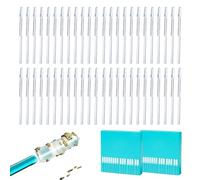 24pcs Sticky Ear Cleaning Sticks, Reusable Earwax Removal Swabs, Sticky Ear Cleaning Buds, Washable Resin Tip Earwax Removal Tool, Ears Cleaning Stick Earwax Remover for Adults Kids (48pcs-Kids)