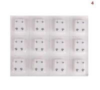 24pcs Surgical Steel Medical Ear Studs Piercing Tool Kit for Women 4 12pair