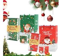 24PCS Surprise Gift Box Explosion for Money, Merry Christmas Surprise Gift Box Explosion for Money, Christmas Cash Luxury Folding Pop-Up SurpriseBox (Green and Red)