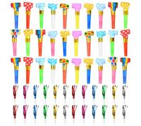 24Pcs Tassel Party Whistle, 30Pcs Dragon Blowing Sports Event Whistle, Toy Horn Whistle, Party Atmosphere Tassel Whistle