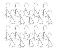 24pcs Terracotta Pot Hanger Hook, Stainless Steel Wall Mount Holder | Brushed Silver Finish, Strong Load Bearing, Stable Hanging, Easy Installation for Outdoor Bathroom Use