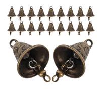 24pcs Tiny Iron Bells for Tree Hanging Decorations and Craft Projects
