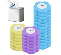 24Pcs Toilet Brush Refills Dissolving Cleaning Disposable Toilet Brush Replacement Head with 3 Different Scents for Home Bathroom Accessories, Replacement Head, Refills