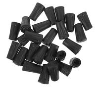 24Pcs Trekking Pole Tips Durable Rubber Tips for Hiking Poles Lightweight Crutch Tip Replacement Non Slip Caps for Walking Sticks Easy Installation and Stability Any