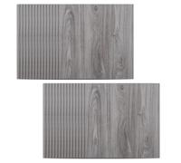 24pcs Vinyl Floor Tiles, Self Adhesive Peel and Stick Wood Effect Flooring, Waterproof for Kitchen Bathroom Living Room (Light Gray)