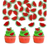24PCS Watermelon Cupcake Toppers One in a Melon Cupcake Picks Summer Theme Decorations for Watermelon Themed Baby Shower Kids 1st Birthday Party Cake Decorations Supplies 1 (watermelon 3)